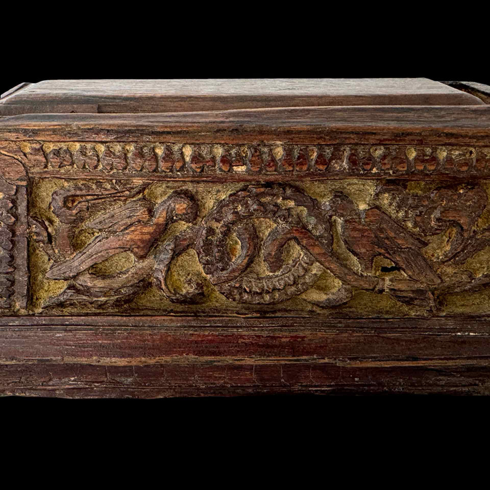 Coffret à Double Fond en Bois (France) - XVIe siècle