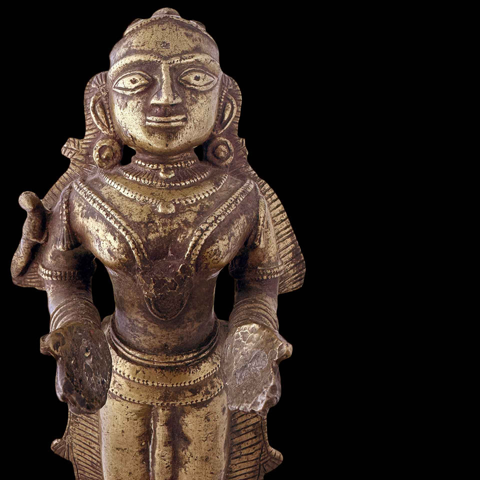 Divinité en Bronze (Inde) - XVIIIe siècle