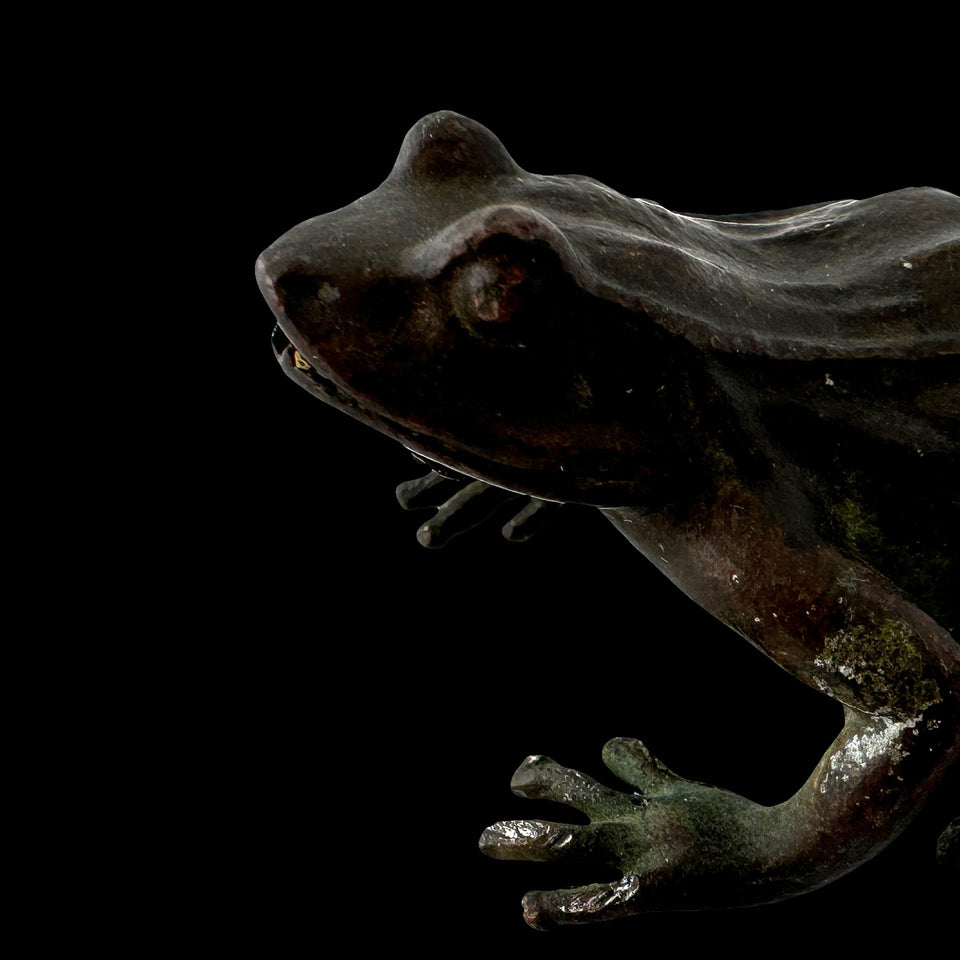 Grenouille en Bronze (Japon) - XIXe siècle