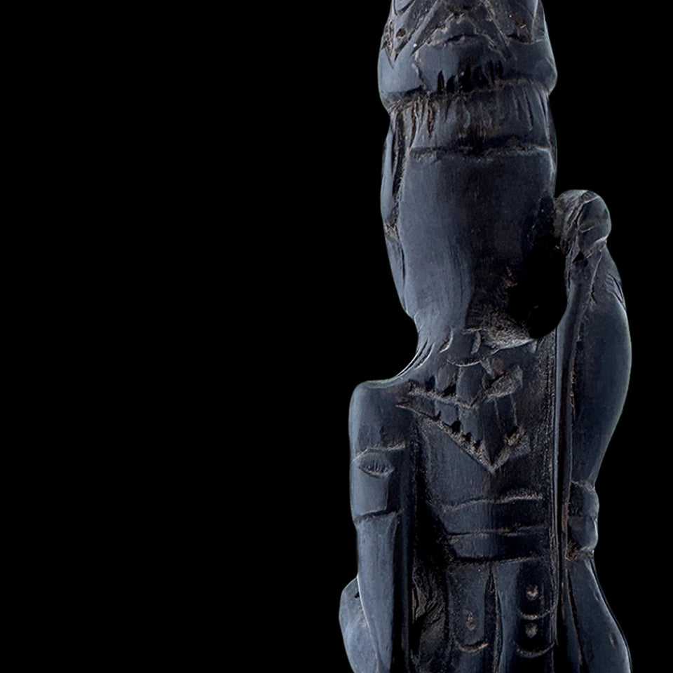 Manche de Kriss Malais en Corne (Malaisie) - XIXe siècle