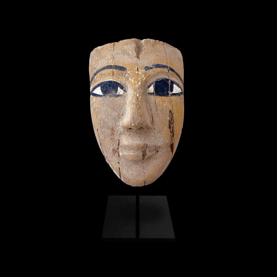 Masque d'Enfant en Bois (Egypte) - VIIIe à IVe Siècle Avant Jésus-Christ