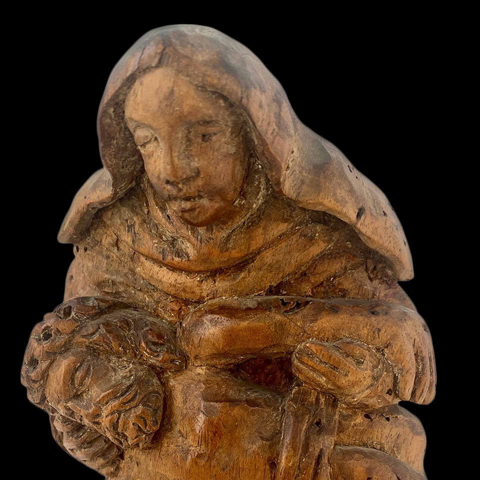 Piéta en Bois Sculpté (France) - XVIIe siècle