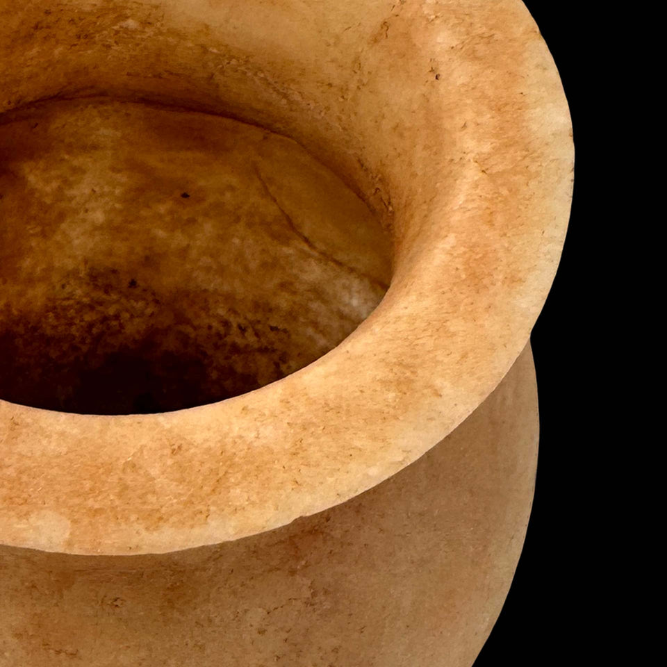 Pot en Albâtre Basse Epoque (Egypte) - VIIIe à IVe siècle avant JC