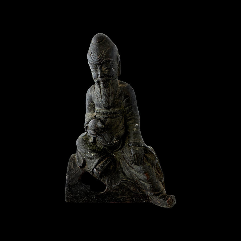 Sage en Bronze (Chine) - XIXe siècle