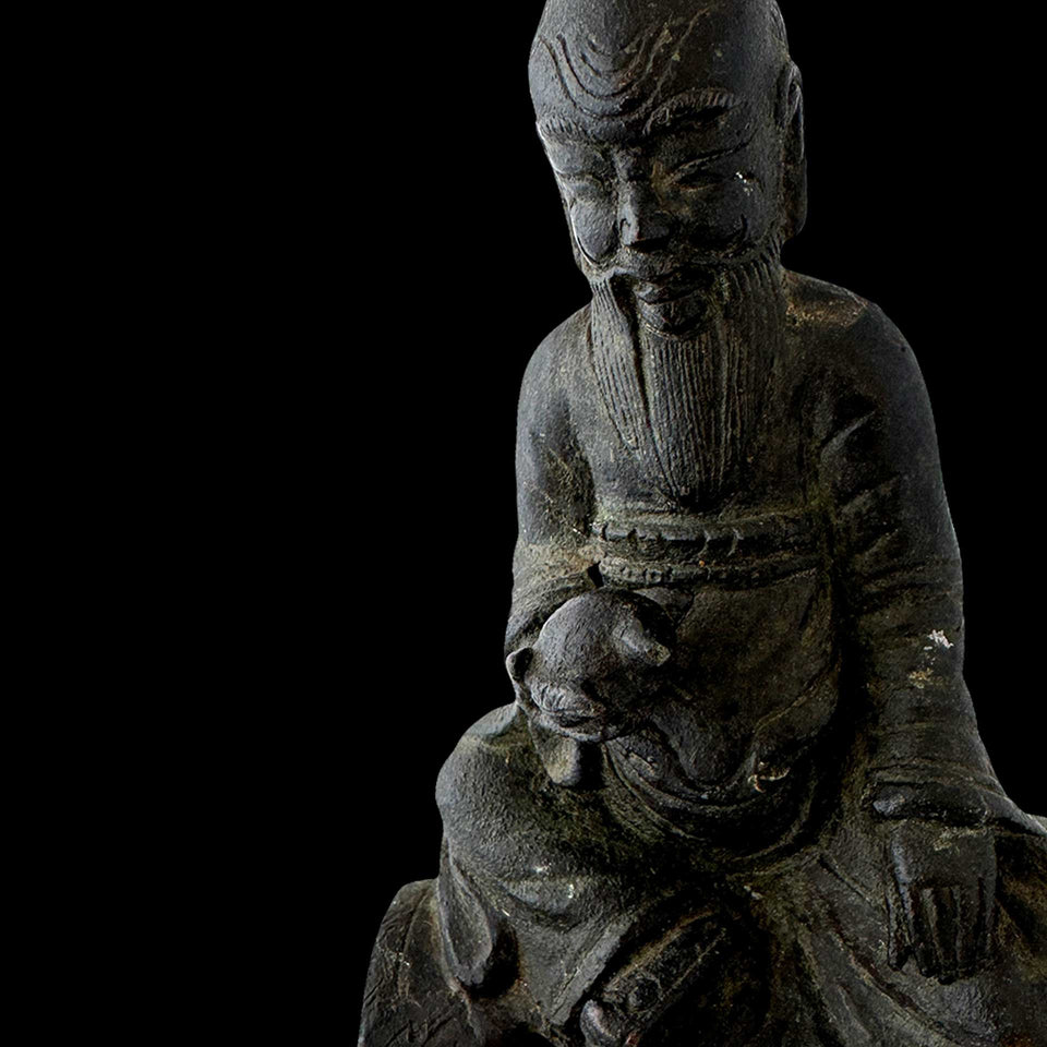 Sage en Bronze (Chine) - XIXe siècle