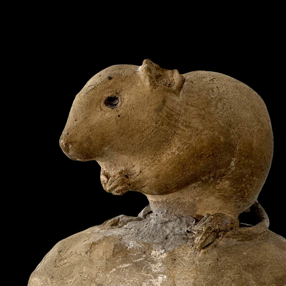 Souris en Terre-Cuite Signée Marguerite Monot (France) - Années 1930/1940