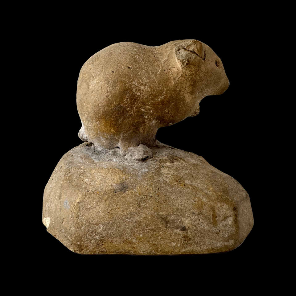 Souris en Terre-Cuite Signée Marguerite Monot (France) - Années 1930/1940