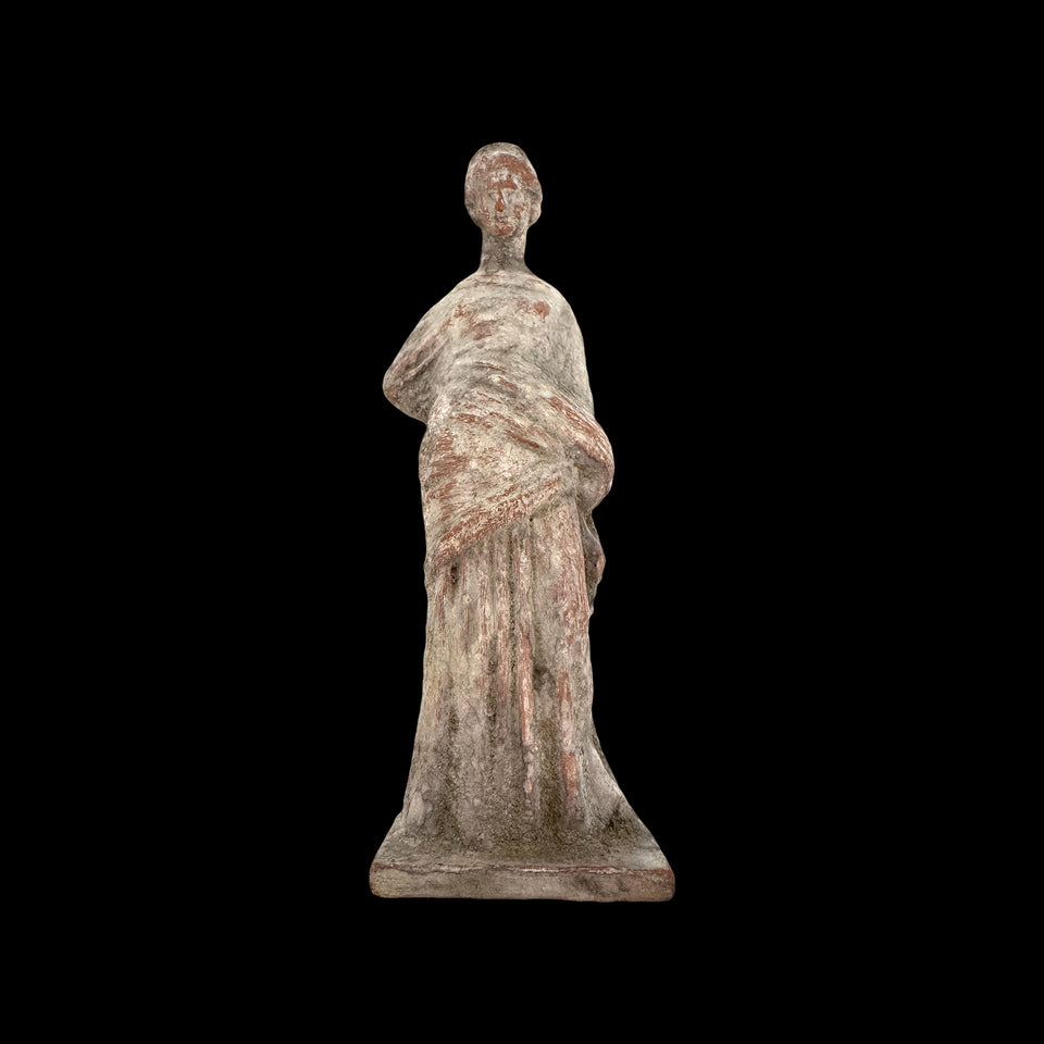 Tanagra de femme en Terre-Cuite (Grèce) - IVe à IIe avant JC
