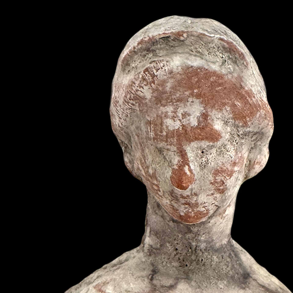Tanagra de femme en Terre-Cuite (Grèce) - IVe à IIe avant JC