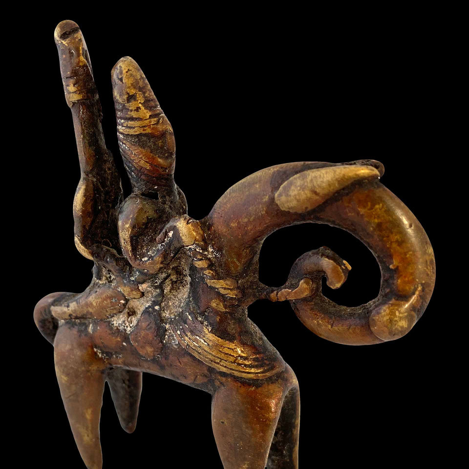 Cavalier Kotoko en Bronze (Tchad) - Première moitié du XIXe siècle