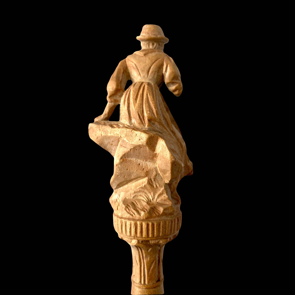 Cuillère "Anthropomorphe" en Bois (France) - Fin du XIIIe siècle