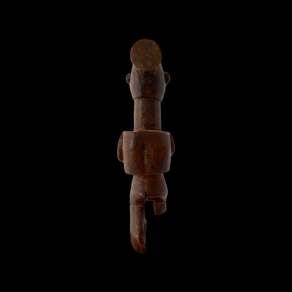 Fétiche Rituel Téké en Bois Sculpté (Congo) - XXe siècle