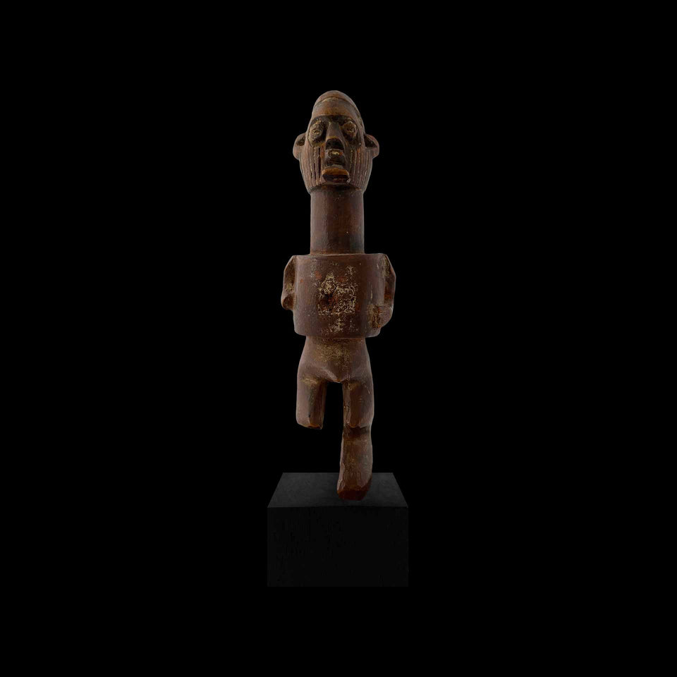 Fétiche Rituel Téké en Bois Sculpté (Congo) - XXe siècle