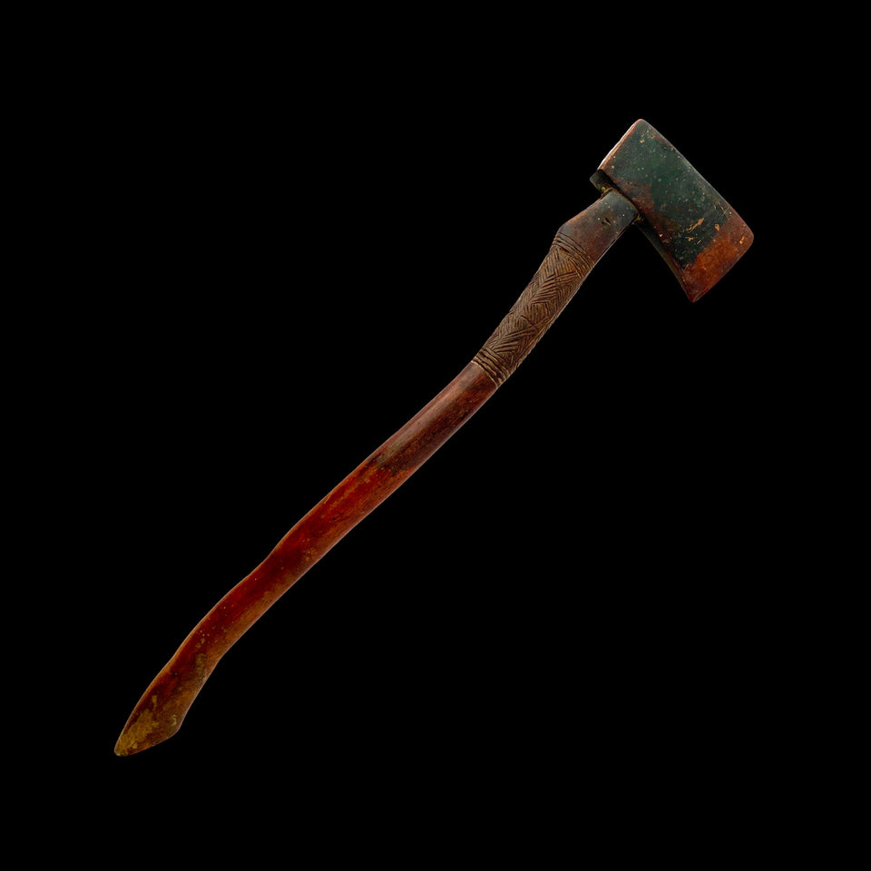 Hache Cérémonielle en Bois (Angola) - Milieu du XXe siècle