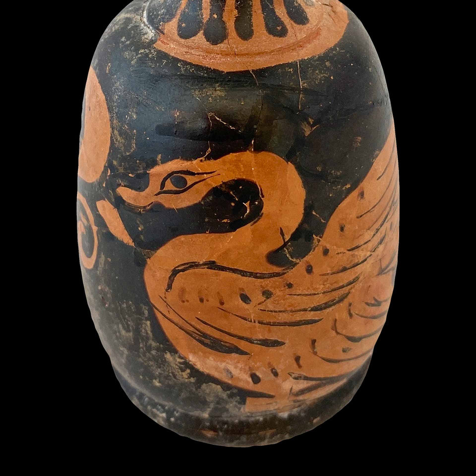 Lécythe au Cygne en Céramique (Grande Grèce) - IVe à IIIe siècle avant JC
