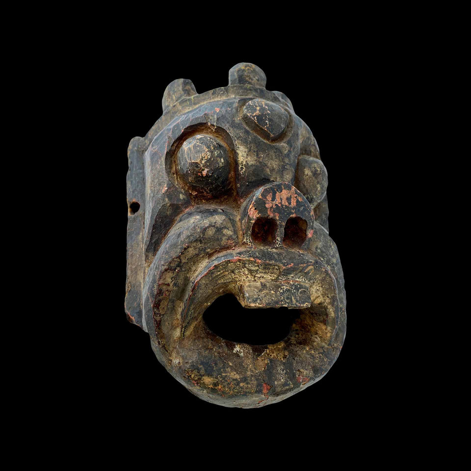 Masque en Bois (Tibet) - Début du XXe siècle