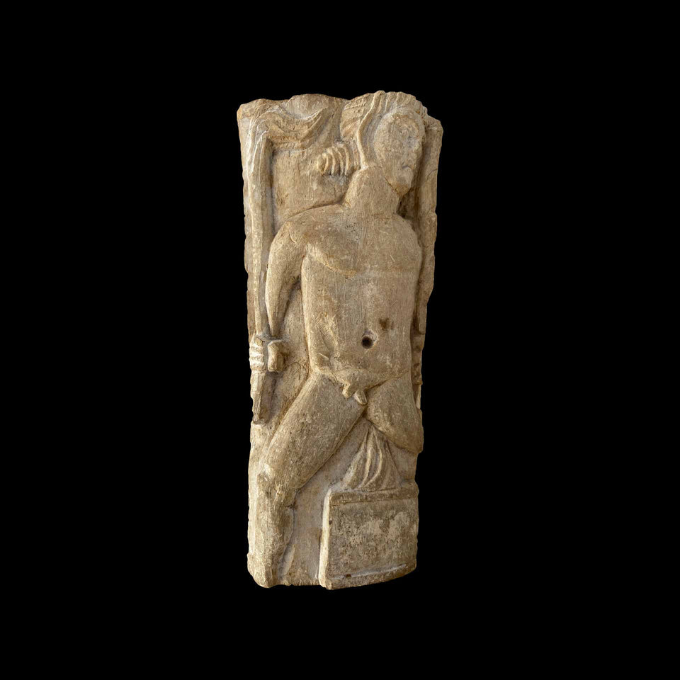 Mercure en Os Sculpté Romain - 2000 ans environ