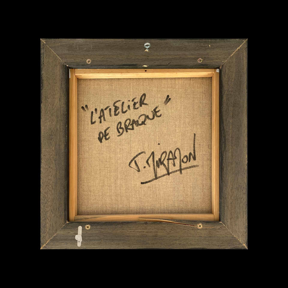 Peinture Acrylique « L’Atelier de Braque » sur Toile Signée Thierry Miramon (France) - XXIe siècle