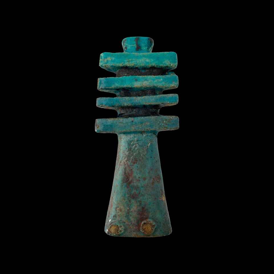 Pilier de Djed en Fritte Émaillée (Égypte) - VIIIe/IVe siècle avant JC