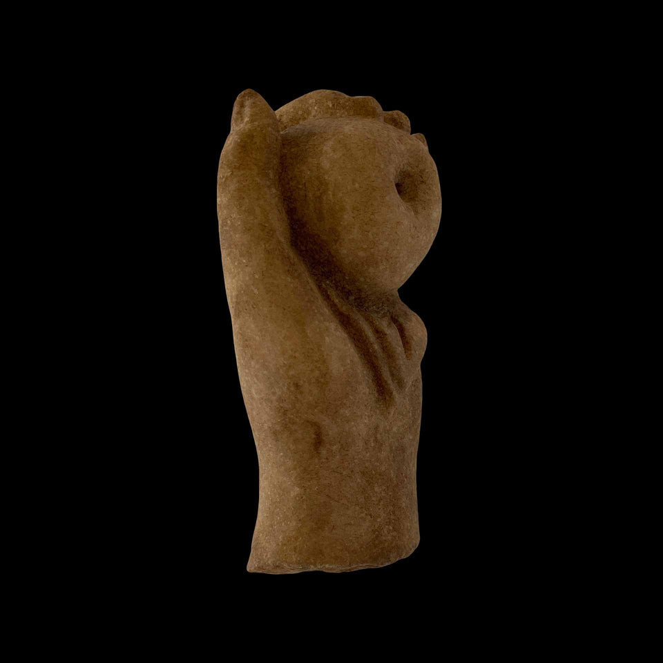 « Pomme de la Discorde » (Aphrodite) Romaine Sculptée en Marbre - 2000 ans environ
