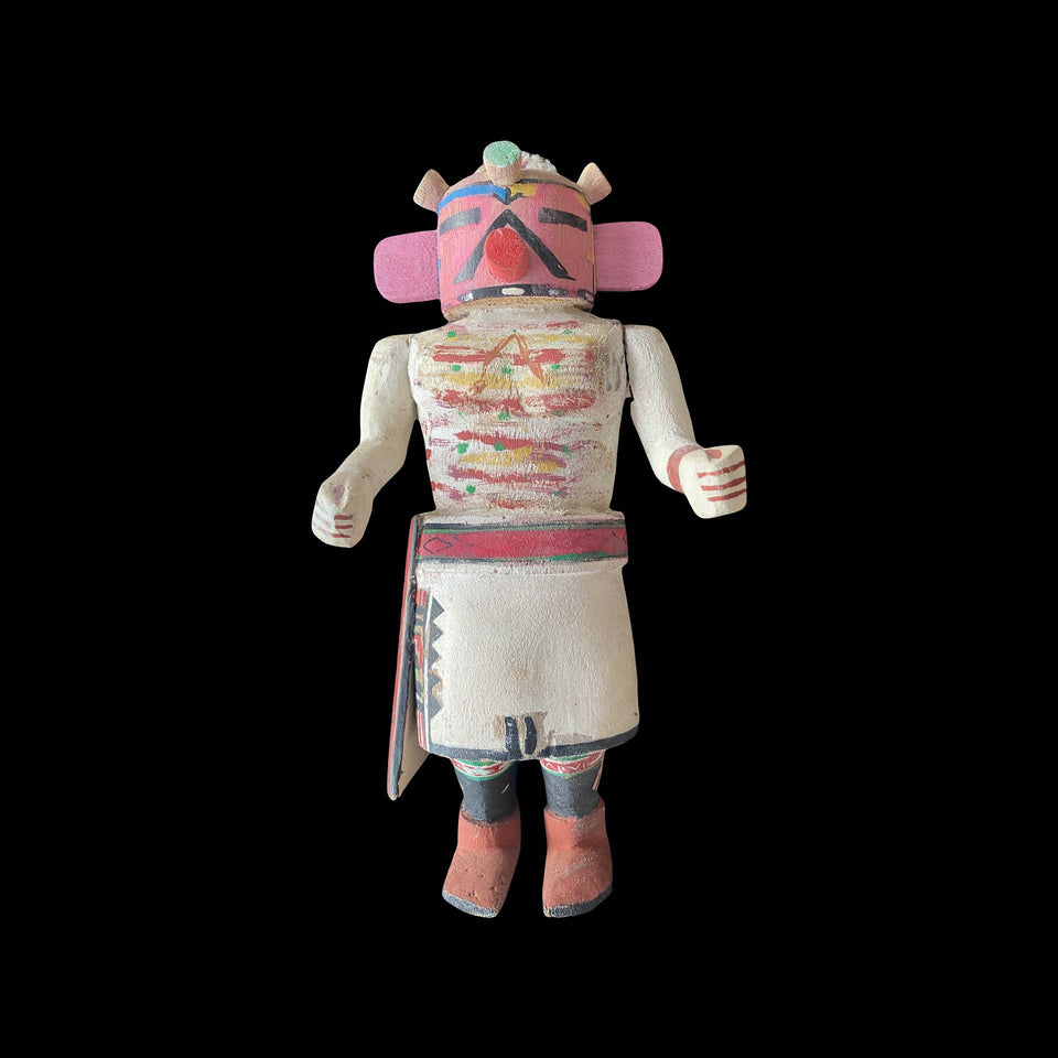 Poupée Kachina Navajo d'Arizona en Bois Sculpté (Etats-Unis) - Années 1950/1960