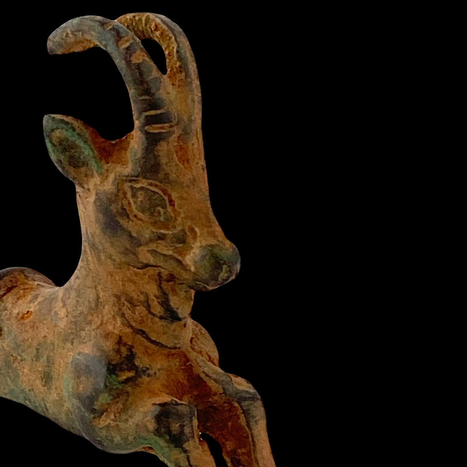 Promoté de Bouquetin en Bronze (Anatolie) - 1500 à 1000 avant JC