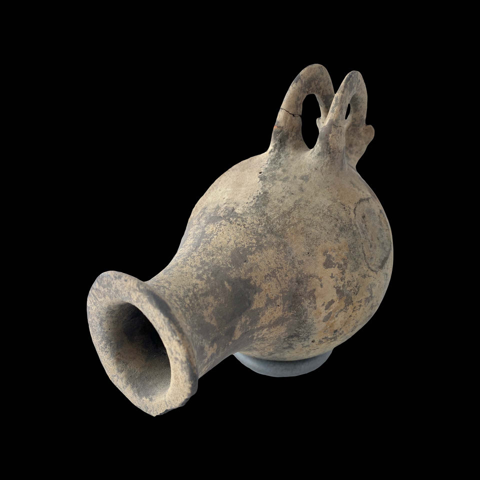 Rhyton en Terre-Cuite Grise (Étrusque) - Ve à IVe Avt JC