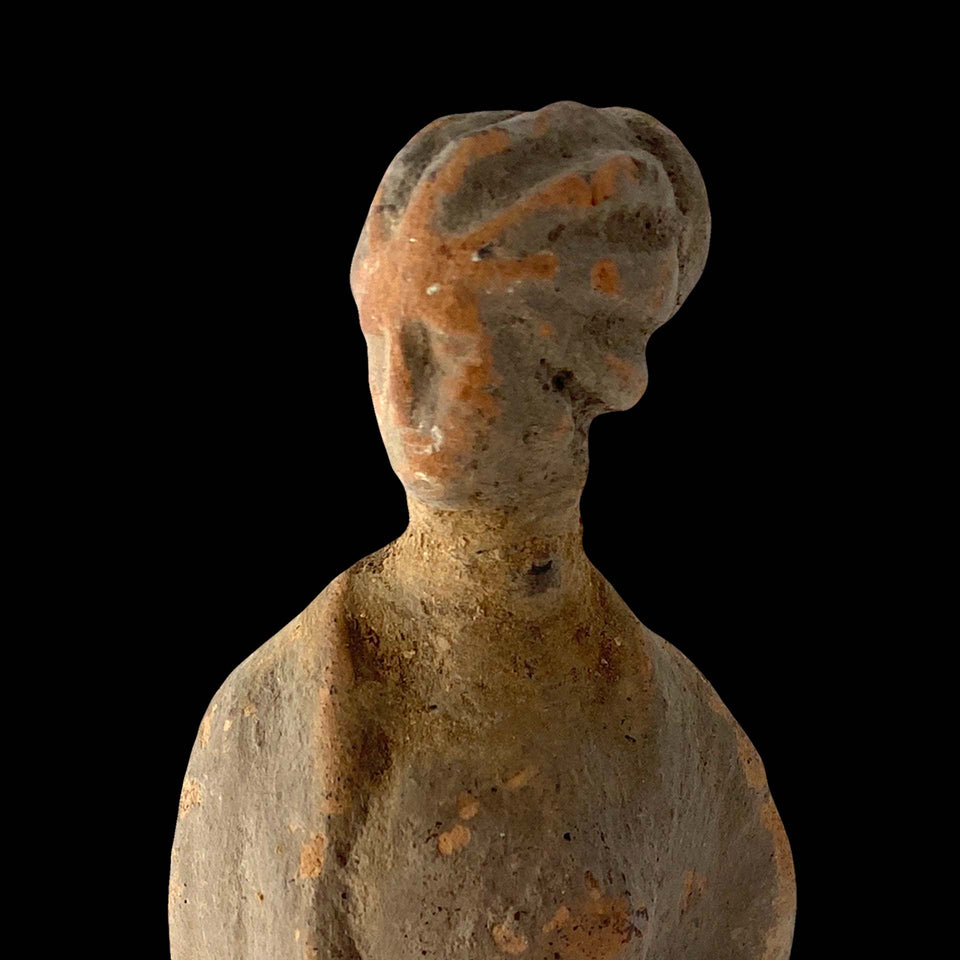Statuette Tanagra en Terre-Cuite (Grèce) - IVe à IIIe Siècle Avant JC