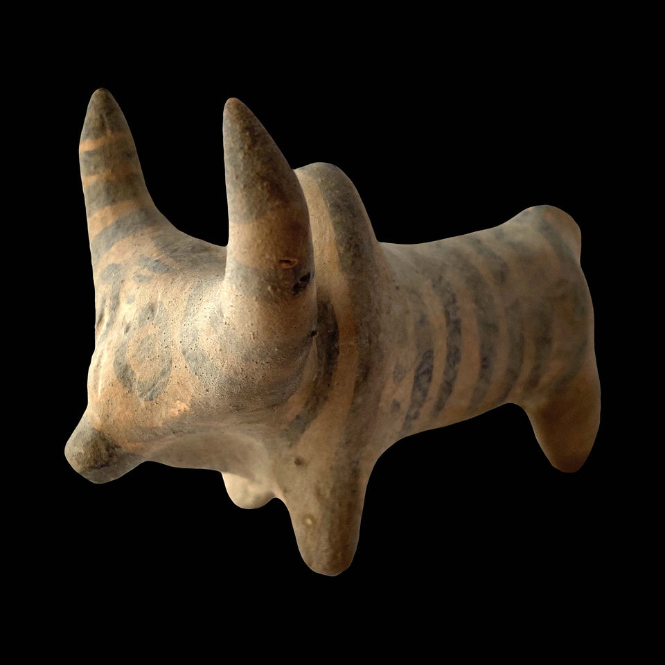 Taureau en Terre-Cuite (Vallée de l'Indus) - 2000 ans Avant JC