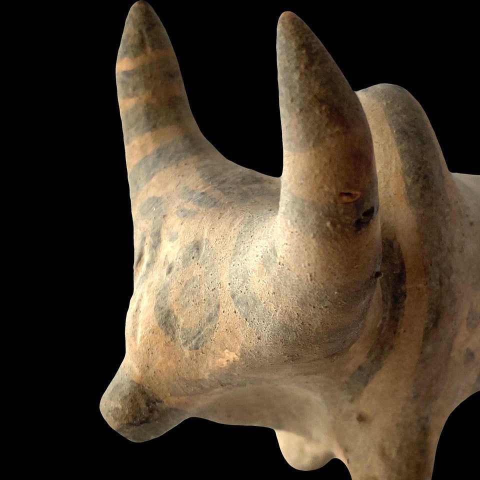 Taureau en Terre-Cuite (Vallée de l'Indus) - 2000 ans Avant JC