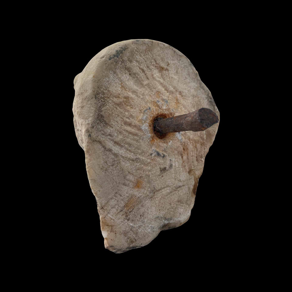 Tête d’Enfant en Marbre Blanc Romaine - 2000 ans environ