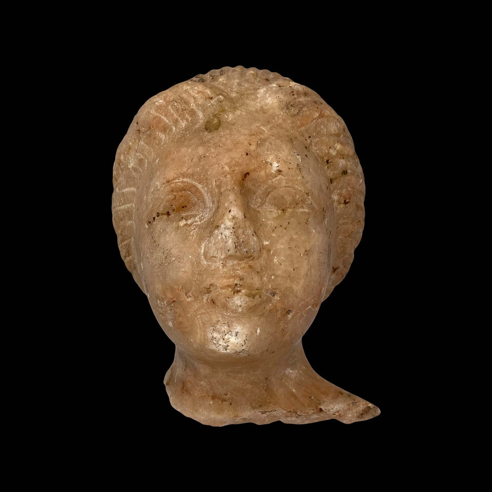 Tête de Vénus en Marbre Romaine - 2000 ans environ