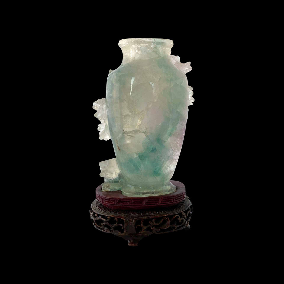 Vase en Fluorine Sculptée (Chine) - Seconde Moitié du XIXe siècle