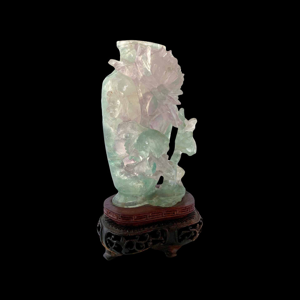 Vase en Fluorine Sculptée (Chine) - Seconde Moitié du XIXe siècle
