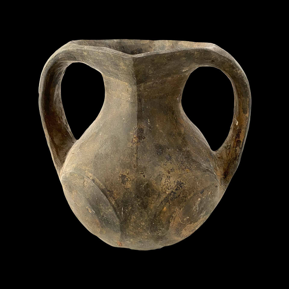 Vase "Guan" en Terre-Cuite (Chine) - IIe siècle (Dynastie Han)