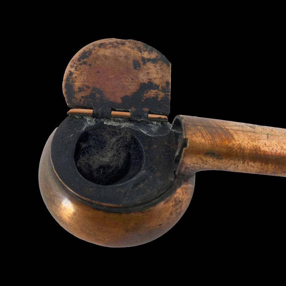 Yataté (Encrier de Voyage) en Métal Doré (Japon) - XIXe siècle