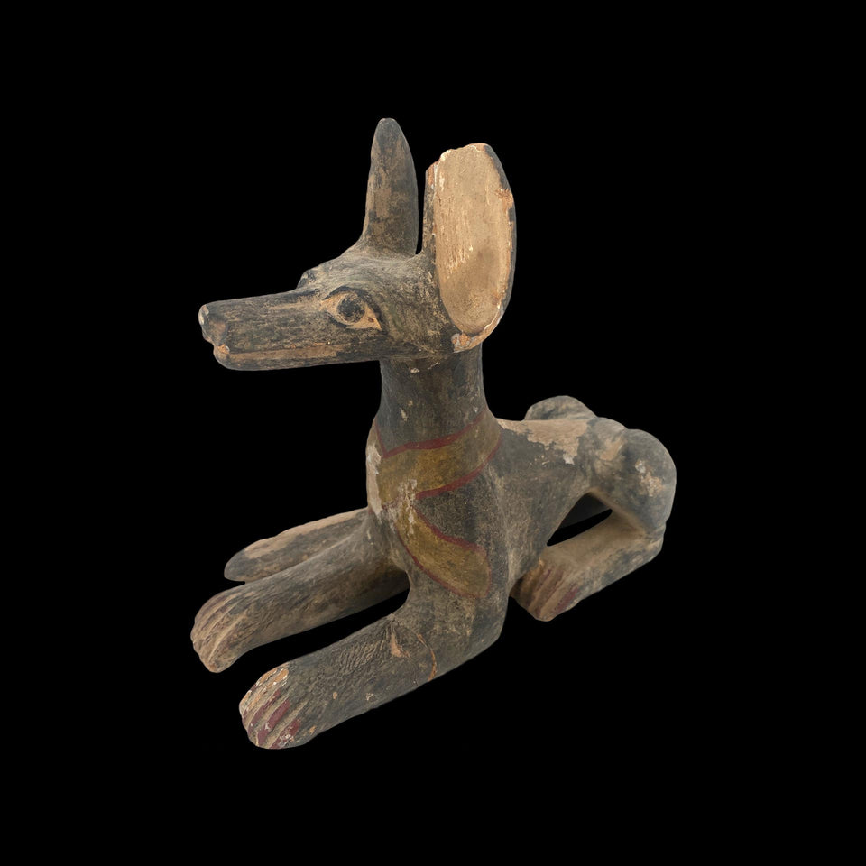 Anubis en Bois Sculpté (Egypte) - Période Romaine (Ier à IIIe siècle)