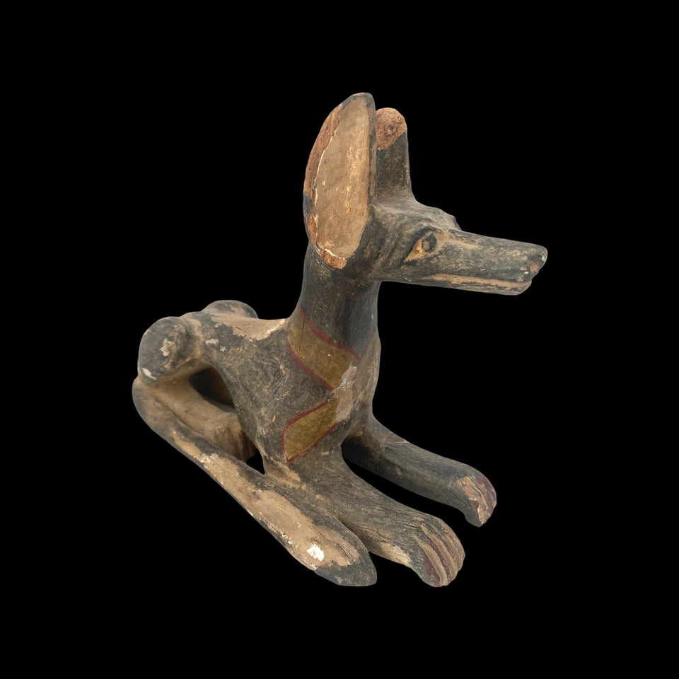 Anubis en Bois Sculpté (Egypte) - Période Romaine (Ier à IIIe siècle)