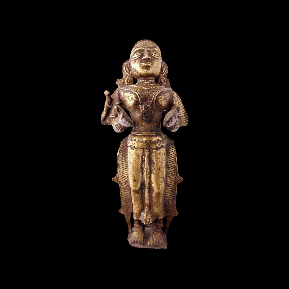 Divinité en Bronze (Inde) - XVIIIe siècle