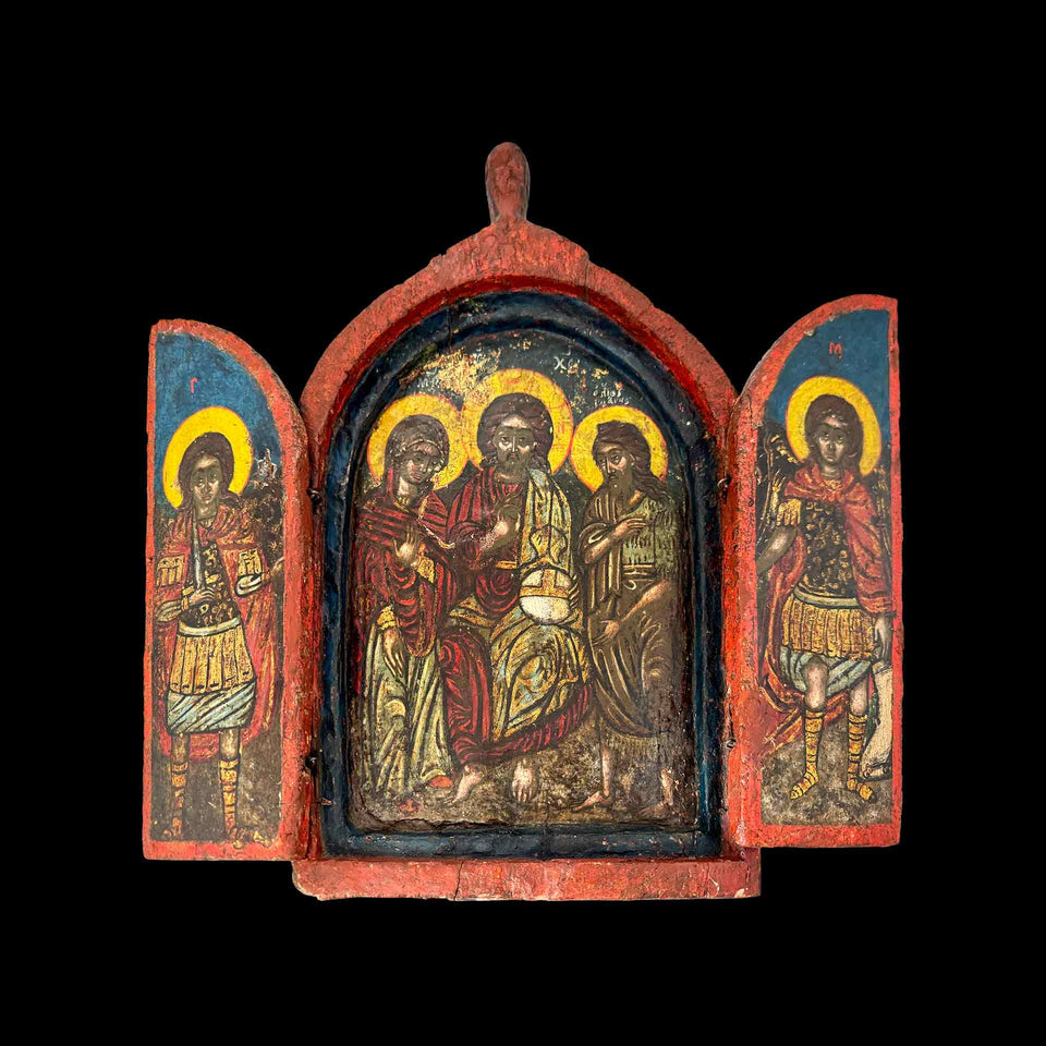 Icône Triptyque (Grèce) - XVIIIe siècle