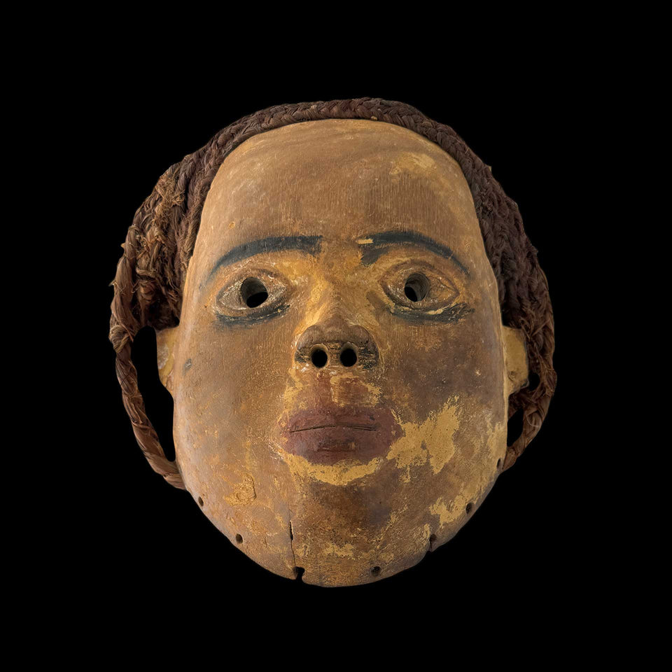 Masque Sondé en Bois (République démocratique du Congo) - Collecté Années 1930