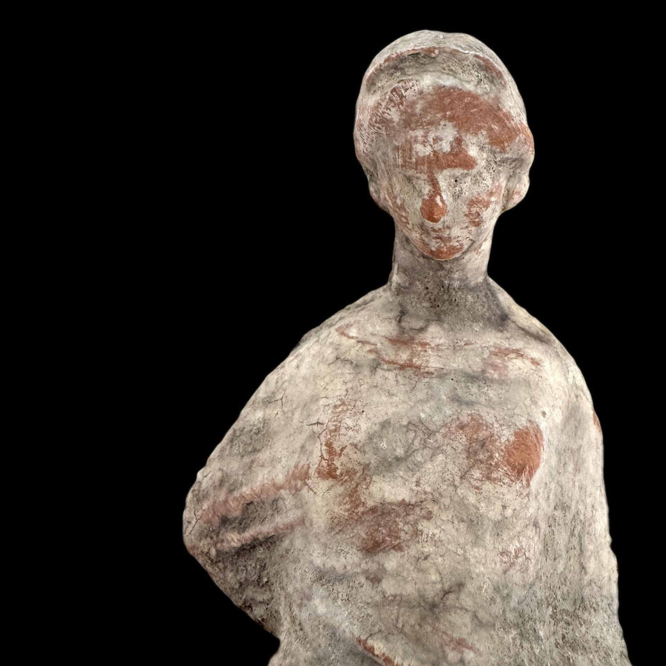 Tanagra de femme en Terre-Cuite (Grèce) - IVe à IIe avant JC