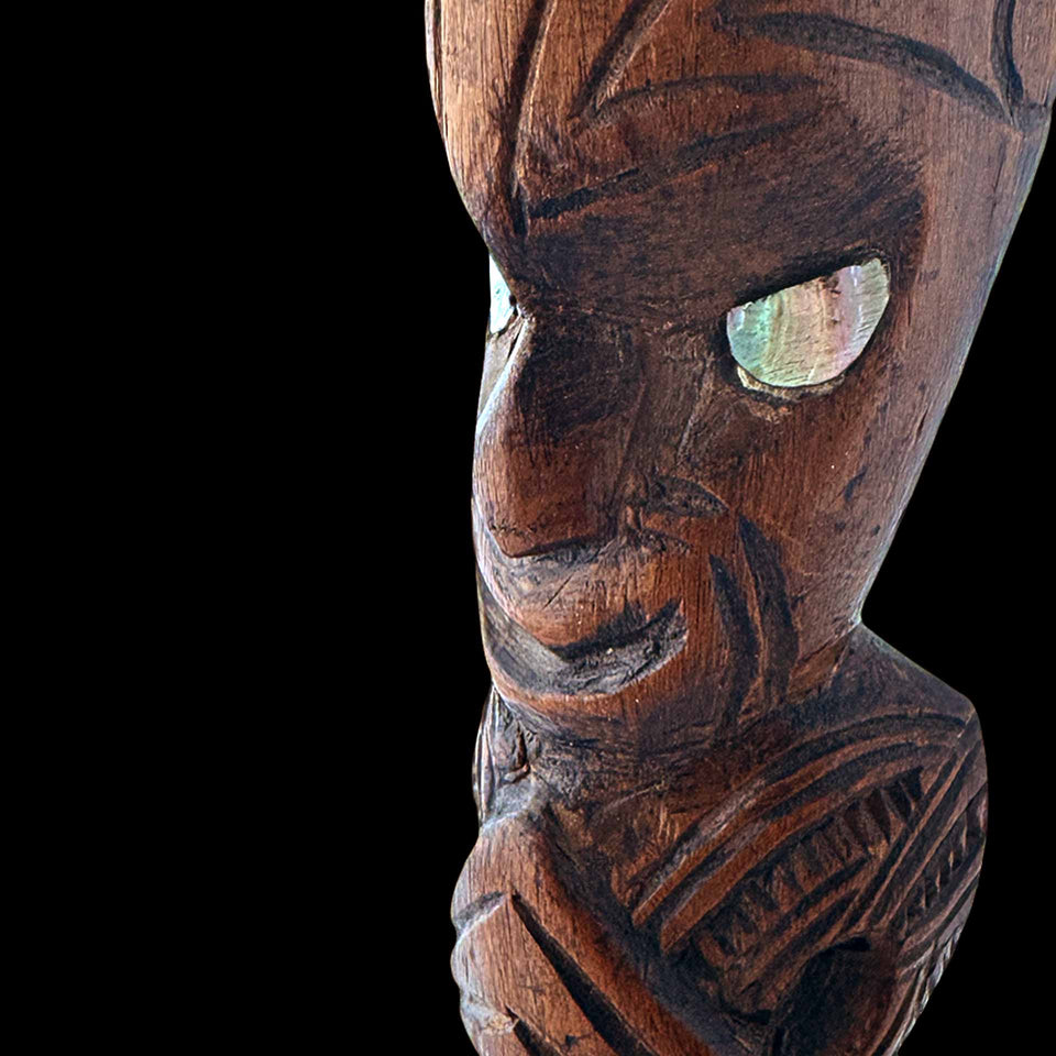 Tiki en Bois (Polynésie) - Années 1950