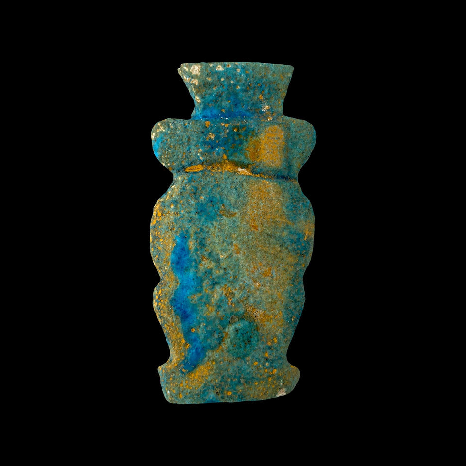 Amulette en Fritte Emaillée "Dieu Bès" (Egypte) - VIIIe/IVe siècle avant JC (Basse Époque)