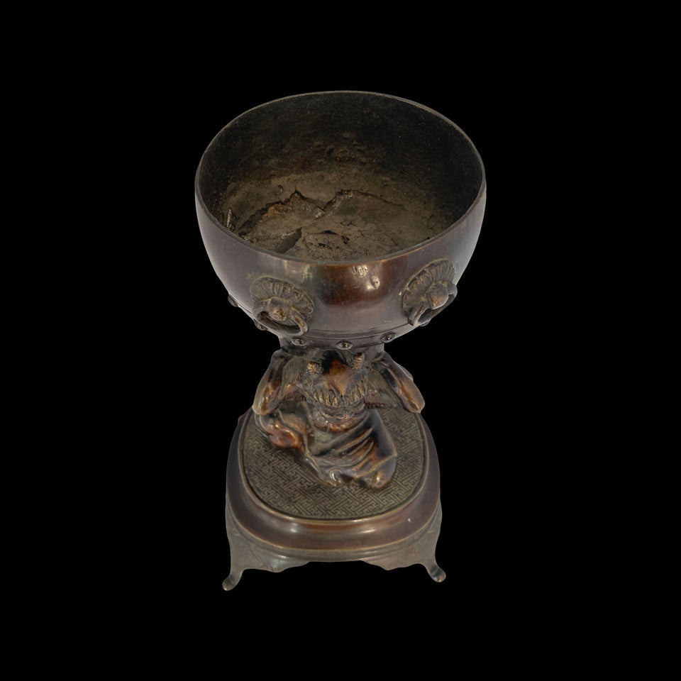 Brûle-Parfum Quadripode en Bronze (Japon) - Période Meiji (1868 /1912)