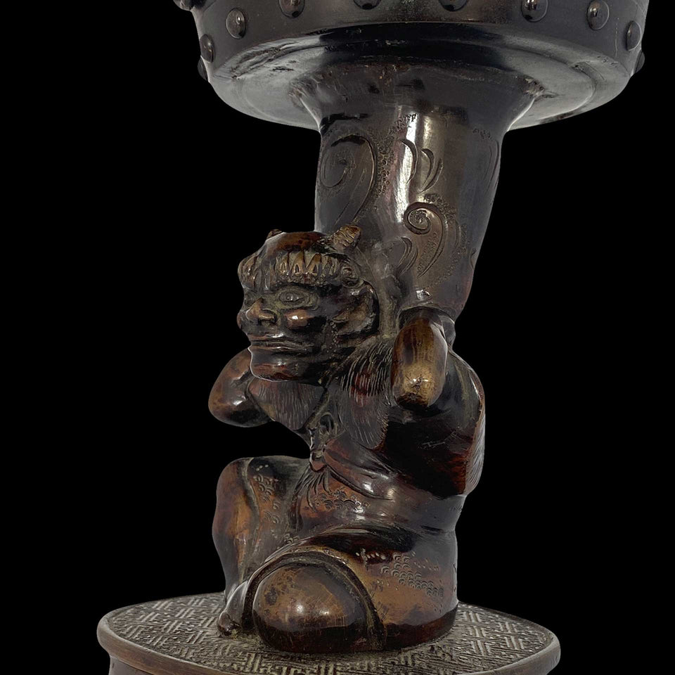 Brûle-Parfum Quadripode en Bronze (Japon) - Période Meiji (1868 /1912)