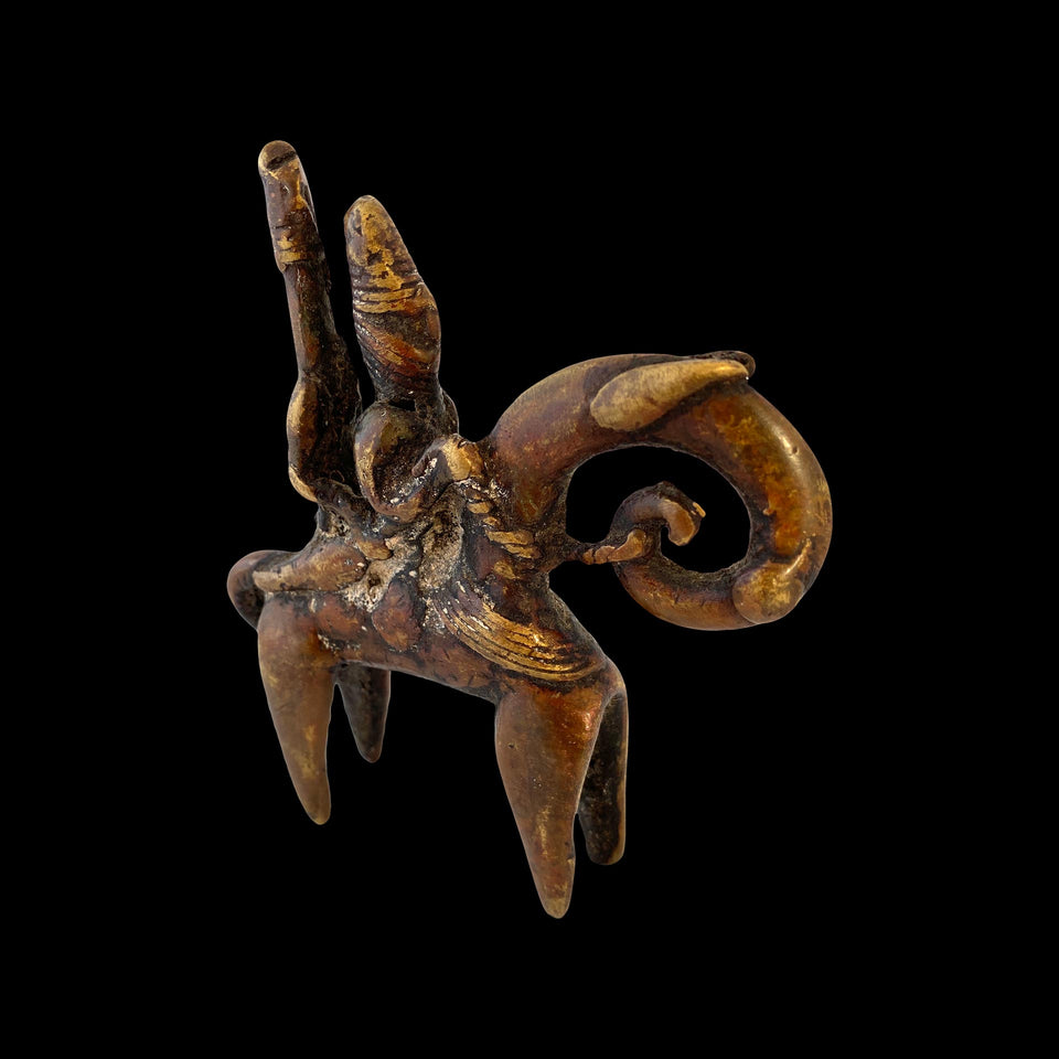Cavalier Kotoko en Bronze (Tchad) - Première moitié du XIXe siècle