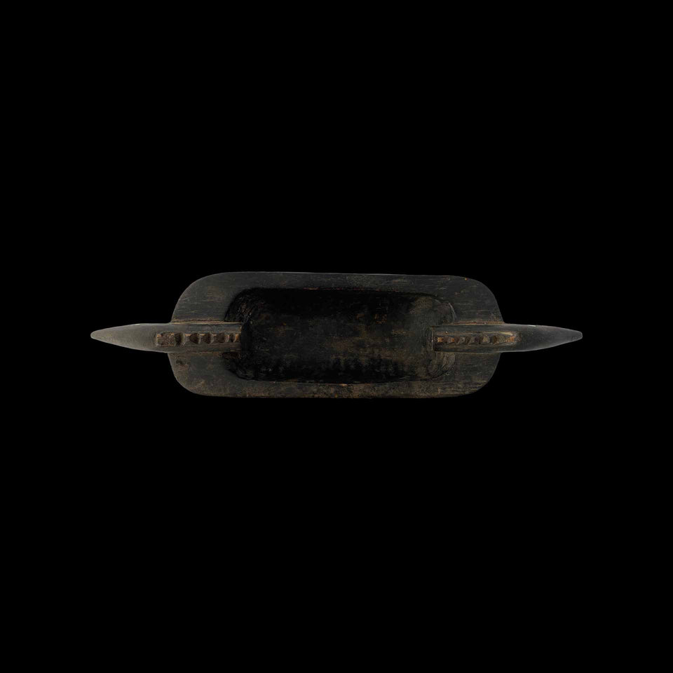 Coupe Rituelle de Malaita en Bois Sculpté (Îles Salomon) - XXe siècle