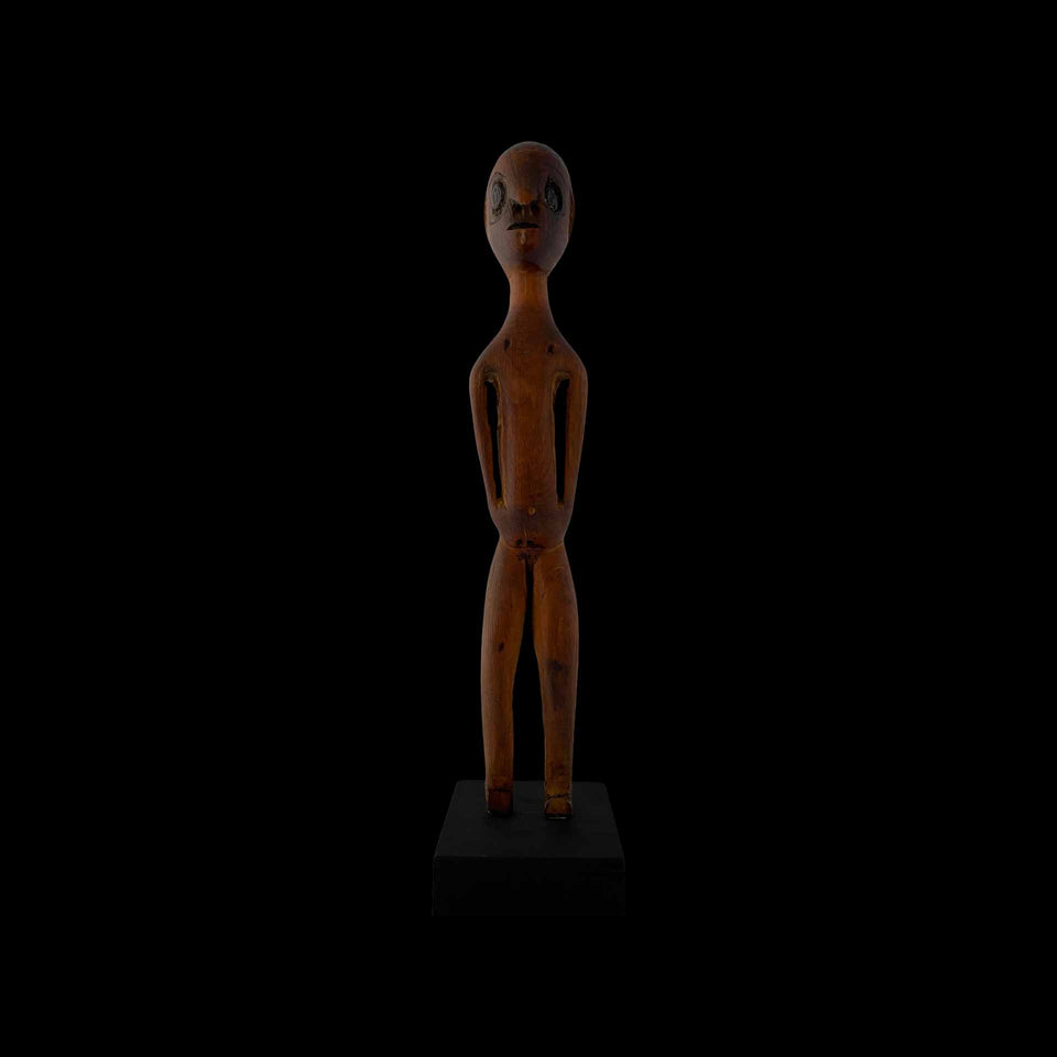 Fétiche Rituel Nyamwezy en Bois Sculpté (Tanzanie) - XXe siècle