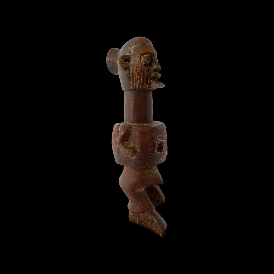 Fétiche Rituel Téké en Bois Sculpté (Congo) - XXe siècle